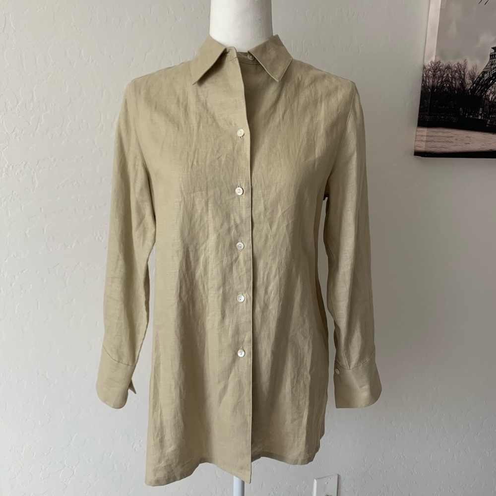 Valerie Stevens Linen button down
